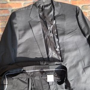 Men’s Bartorelli Napoli Abito Sartoriale charcoal Gray 2 button suit